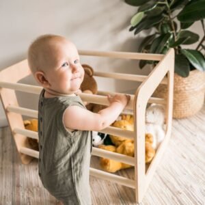 Cube de motricité Pikler – couleur nature - Bois Naturel