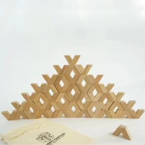 معمار هندسة (50 pcs) Miamar Handasa – Exceptionnel Jeu éducatif en bois de la Série Brain Builder